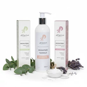 Adam Cosmetics- Kecsketejes Hidratáló csomag ( Kecsketejes hidratáló arckrém Selyemproteinnel 50ml + Kecsketejes mélyhidratáló arckrém Hialuronsavval 50ml + Kecsketejes testápoló Hialuronsavval és Panthenollal 250ml )