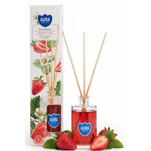 Aura home care - pálcikás aroma diffúzor (Eper) 45ml Aura home care - pálcikás aroma diffúzor (Eper) 45ml