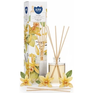 Aura home care - pálcikás aroma diffúzor (Vanilia) 45ml