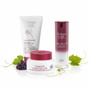 Bottega Verde - Exkluzív Linfa di Vite csomag ( arctisztító krémzselé + nappali és éjszakai arckezelés + arcszérum )
