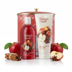 Bottega Verde - Mela e Spezie ajándékcsomag - Fémdobozban