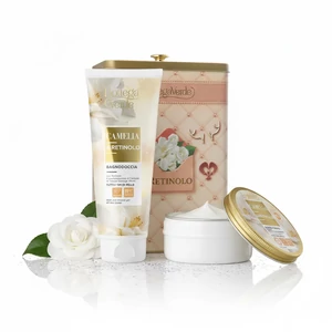 Bottega Verde - Camelia & Retinolo ajándékcsomag fémdobozban