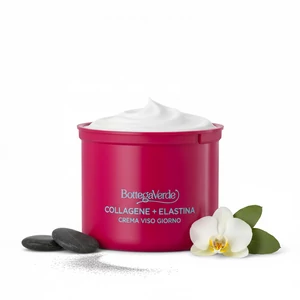 Bottega Verde - Collagene+Elastina - Rugalmasító, ránctalanító nappali arckrém (50 ml) - minden bőrtípusra - utántöltő tégely