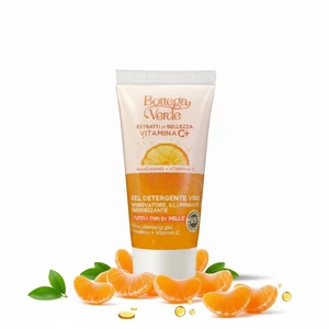 Bottega Verde - Minisize - Estratti di bellezza - Vitamina C+ Arctisztító gél - Mandarin + C-vitamin - megújító, fényesítő, energetizáló (30 ml) Bottega Verde - Minisize - Estratti di bellezza - Vitamina C+ Arctisztító gél - Mandarin + C-vitamin - megújító, fényesítő, energetizáló (30 ml)
