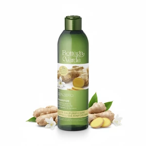 Bottega Verde - Zenzero - Erősítő és Tisztító sampon - Gyömbér kivonattal (250 ml) - A fejbőr tisztítására - A haj erősítésére