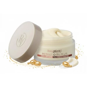 Bottega Verde - Retinolo Bv Plus - Éjszakai arckrém - öregedésgátló, rugalmasító - Pro-Retinollal, növényi kollagénnel és hialuronsavval (50 ml) - normál vagy száraz bőrre