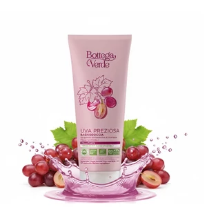 Bottega Verde - Uva Preziosa - Kisimító tusfürdő - hiperfermentált vörös szőlő kivonattal és biológiailag lebomló felületaktív anyagokkal (200 ml) - normál bőrre