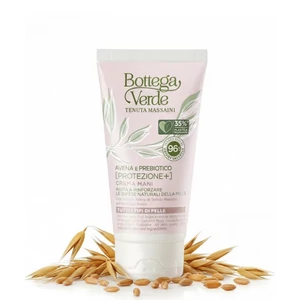 Bottega Verde - Avena e Prebiotico - Kézkrém - segíti a bőr természetes védekezőképességének fokozását - védő, nyugtató, hidratáló - Tenuta Massaini zabtejjel és Biolin Prebiotic (75 ml) - minden bőrtípusra