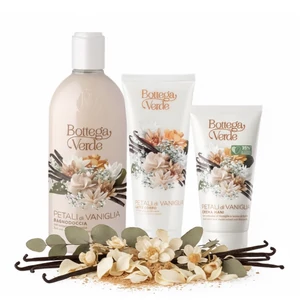 Bottega Verde - Petali di Vaniglia csomag (kézkrém + testápoló + tusfűrdő )