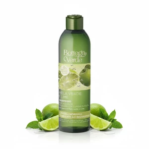 Bottega Verde - Mela verde e Lime - Sampon - hosszan tartó könnyedség - Lime és zöld alma levével - normál, gyorsan zsírosodó hajra (250 ml)
