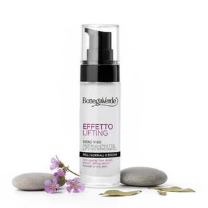 Bottega Verde - Effetto Lifting - Öregedésgátló arcszérum, azonnali lifting hatás, hialuronsavval és lótuszvirág kivonattal (30 ml) - normál vagy száraz bőrre