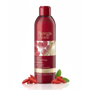 Bottega Verde - Goji e Keratina - Sampon - Goji bogyó kivonattal és keratinnal (250 ml) - kezelt és festett haj Bottega Verde - Goji e Keratina - Sampon - Goji bogyó kivonattal és keratinnal (250 ml) - kezelt és festett haj