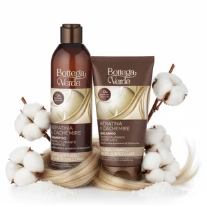 Bottega Verde - Keratina e Cachemire hajápoló csomag ( tápláló sampon + kondicionáló )