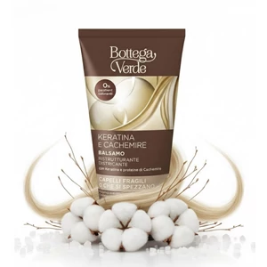 Bottega Verde - Keratina e Cachemire - Kifésülést segítő kondicionáló - keratinnal és kasmír proteinnel (150 ml) - törékeny és töredező haj