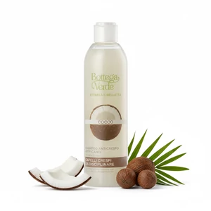Bottega Verde - Estratti di bellezza - Göndörödés elleni sampon - Kókusztejjel (250 ml) - A göndörödő haj szabályozására