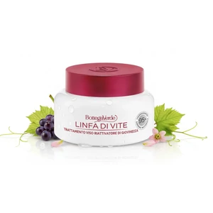 Bottega Verde - Linfa di Vite - Fiatalító reaktivátor nappali és éjszakai arckezelés - szőlőnedvvel és Tenuta Massaini vörösszőlő fitokomplexszel (50 ml) - minden bőrtípusra Bottega Verde - Linfa di Vite - Fiatalító reaktivátor nappali és éjszakai arckezelés - szőlőnedvvel és Tenuta Massaini vörösszőlő fitokomplexszel (50 ml) - minden bőrtípusra