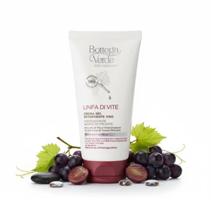 Bottega Verde - Linfa di Vite - Arctisztító krémzselé - Tenuta Massaini szőlőnedv és vörösszőlő fitokomplex (150 ml) - antioxidáns és kisimító Bottega Verde - Linfa di Vite - Arctisztító krémzselé - Tenuta Massaini szőlőnedv és vörösszőlő fitokomplex (150 ml) - antioxidáns és kisimító