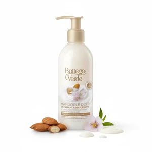 Bottega Verde - Mandorle dolci - Puhító, bőrvédő folyékony szappan - édes mandula olajjal (250 ml) - normál vagy száraz bőrre Bottega Verde - Mandorle dolci - Puhító, bőrvédő folyékony szappan - édes mandula olajjal (250 ml) - normál vagy száraz bőrre