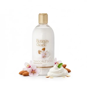 Bottega Verde - Mandorle dolci - Tusfürdő - puhító és simító - édes mandula tejjel és olajjal (400 ml) - normál bőrre