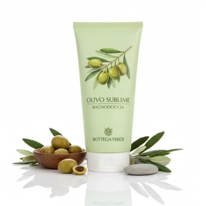 Bottega Verde - Olivo Sublime - Tusfürdő - hiperfermentált olívaolajjal és biológiailag lebomló felületaktív anyagokkal (200 ml) - normál vagy száraz bőrre