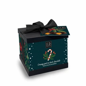 Ments meg! - Díszdobozos Karácsonyi Drazsék (90 g, Narancshéj étcsokoládéban)