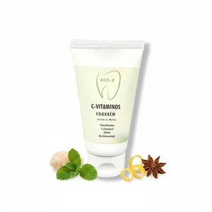 Eco-Z C-vitaminos fogkrém Citrom és Menta 75ml Eco-Z C-vitaminos fogkrém Citrom és Menta 75ml