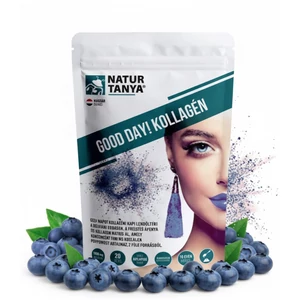 Natur Tanya® GOOD DAY! Kollagén por frissítő áfonya ízben - hal és marha kollagén peptidek, biotin, C-vitamin és cink-biszglicinát 237 g Natur Tanya® GOOD DAY! Kollagén por frissítő áfonya ízben - hal és marha kollagén peptidek, biotin, C-vitamin és cink-biszglicinát 237 g