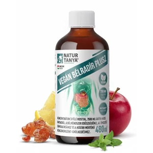 Natur Tanya® VEGÁN BÉLRADÍR PLUSZ - folyékony rost 3 féle prebiotikum, citromfűvel az emésztés egészségéhez 480 ml Natur Tanya® VEGÁN BÉLRADÍR PLUSZ - folyékony rost 3 féle prebiotikum, citromfűvel az emésztés egészségéhez 480 ml