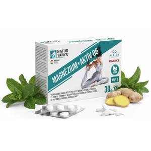 Natur Tanya® Vegán MAGNÉZIUM + AKTÍV B6 - Világszabadalommal védett magnézium-biszglicinát-kelát növényi kapszulahéjban! (30 db) Natur Tanya® Vegán MAGNÉZIUM + AKTÍV B6 - Világszabadalommal védett magnézium-biszglicinát-kelát növényi kapszulahéjban! (30 db)