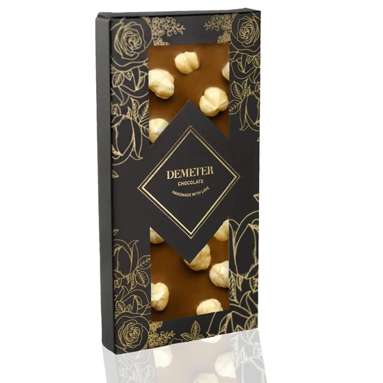 Ments meg! - Demeter Chocolate - Tejcsokoládé egész piemonti mogyoróval 50g