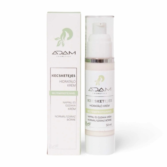 Adam Cosmetics - Kecsketejes hidratáló arckrém Selyemproteinnel (50ml)