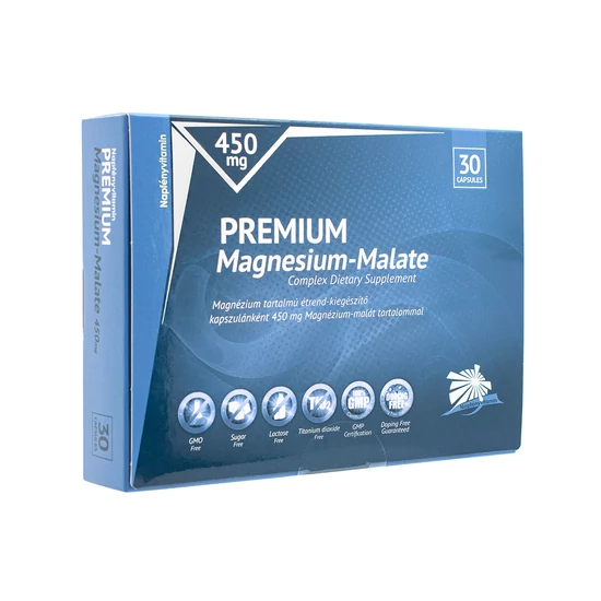 Napfényvitamin - Prémium Magnézium-malát 450 mg