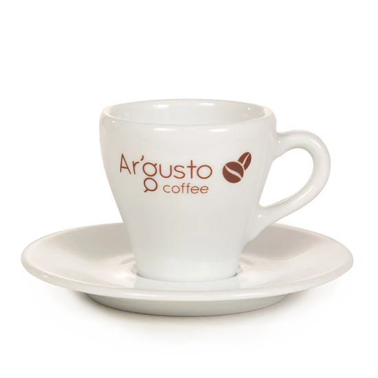 Ar'Gusto porcelán kávéscsésze és alj (1 db, Kávés)