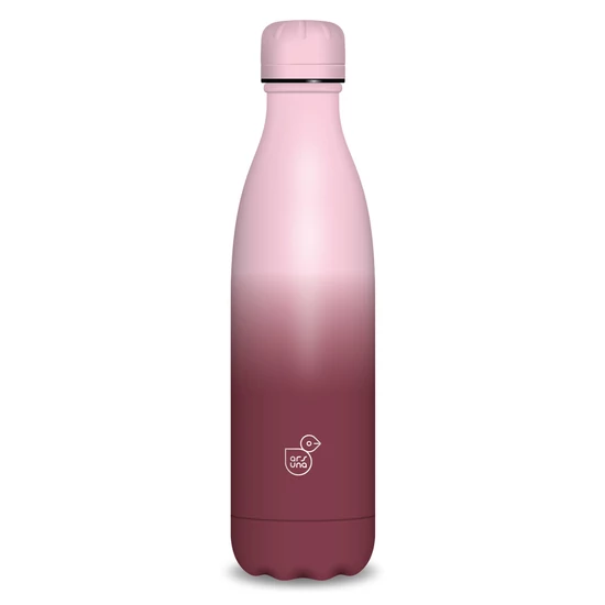 Ars Una duplafalú fémkulacs-500 ml - Burgundi-rózsaszín 
