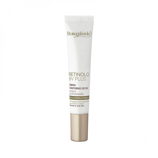 Bottega Verde - Retinolo Bv Plus - Szemkörnyékápoló - Öregedésgátló és rugalmasító - Pro-Retinollal, növényi kollagénnel és hialuronsavval (15 ml) - Normál vagy száraz bőrre