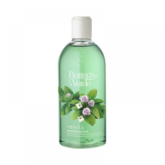 Bottega Verde - Menta - Tusfürdő Tenuta Massaini menta kivonattal (400 ml)