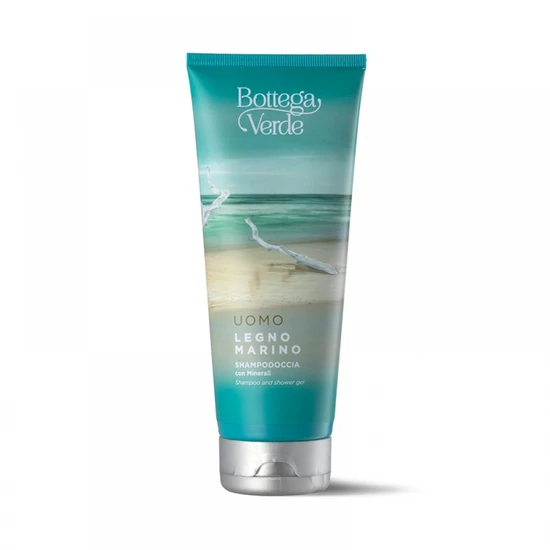 Bottega Verde - UOMO - Legno Marino - Ásványi anyagokat tartalmazó sampon és tusfürdő (200 ml)
