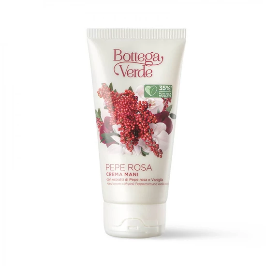 Bottega Verde - Pepe Rosa - Kézkrém rózsaszín bors és vanília kivonattal (75 ml)