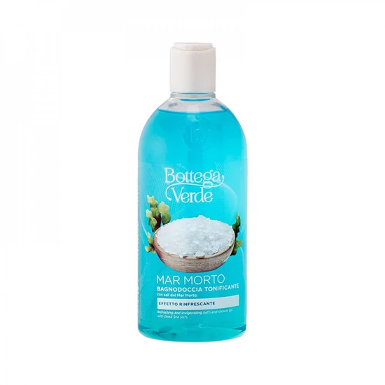 Bottega Verde - MAR MORTO - Élénkítő tusfürdő - Holt-tengeri sóval (400 ml) - frissítő hatás