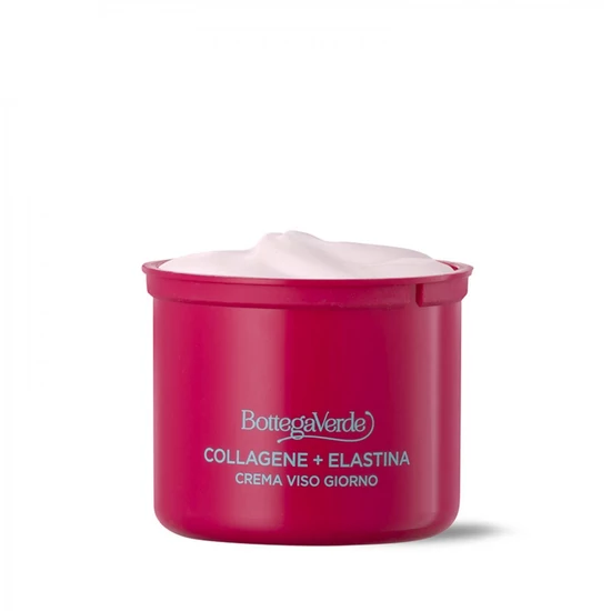 Bottega Verde - Collagene+Elastina - Rugalmasító, ránctalanító nappali arckrém (50 ml) - minden bőrtípusra - utántöltő tégely