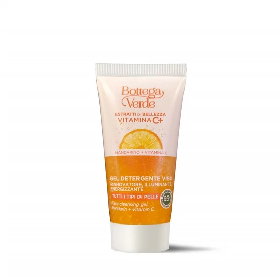 Bottega Verde - Minisize - Estratti di bellezza - Vitamina C+ Arctisztító gél - Mandarin + C-vitamin - megújító, fényesítő, energetizáló (30 ml)
