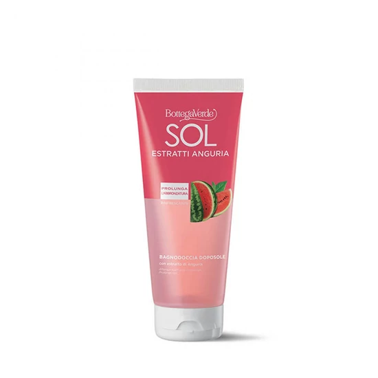 Bottega Verde - SOL Estratti Anguria - Napozás utáni tusfürdő - meghosszabbítja a barnulást - görögdinnye kivonattal 200ml