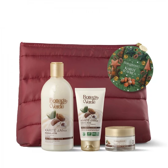 Bottega Verde - Karité d'Africa termékválogatás neszeszerben