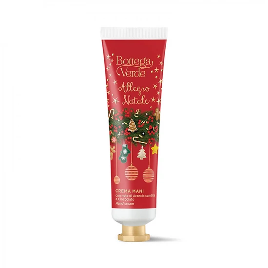 Bottega Verde-Karácsonyi kollekció-ALLEGRO NATALE - Kézkrém narancs és csokoládé jegyekkel - 30 ml