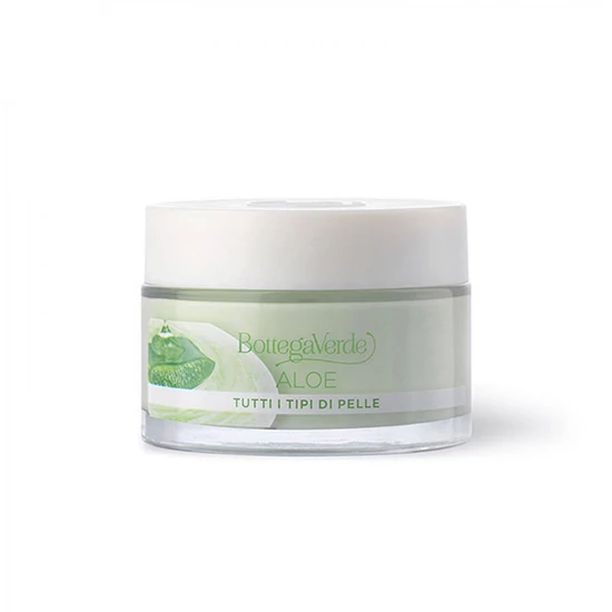 Bottega Verde - Aloe - 24H arckrém - 30% bio Aloe lével (50 ml) - minden bőrtípusra