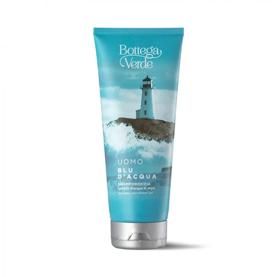 Bottega Verde-Blu d'Aqua - Férfi sampon és tusfürdő - 200 ml