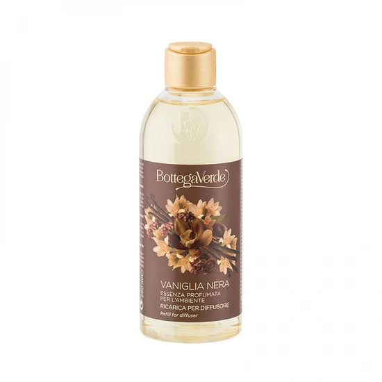 Bottega Verde - Vaniglia nera - Aromás illóolaj lakóterekhez - utántöltő diffúzorhoz (250 ml)