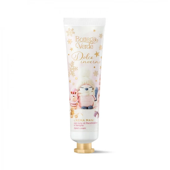 Bottega Verde - Karácsonyi kollekció- DOLCE INVERNO - Kézkrém mályvacukor és vanília jegyekkel - 30 ml