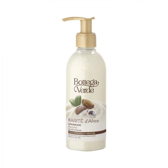 Bottega Verde -Karitè d'Africa - Folyékony szappan shea kivonattal (250 ml) - Normál vagy száraz bőrre