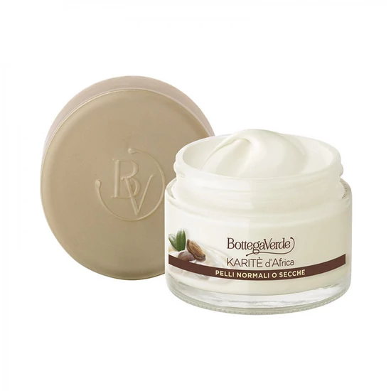 Bottega Verde - Karitè d'Africa - Arckrém - Tápláló és védő - Shea olajjal és vajjal (50 ml) - Normál vagy száraz bőrre